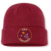 USC Trojans Nike Cardinal Football Helmet Patch Local Peack Utility Cuff Beanie